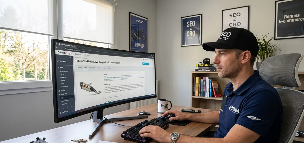Fiches produits moto Ton expertise SEO face au copier-coller